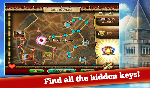 Mahjong Solitaire Venice Mystery -Free Puzzle Game Screenshot2