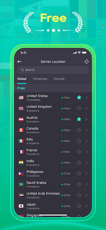 X-Secure VPN Proxy : Fast VPN Screenshot2