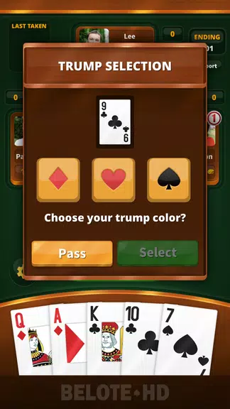 Belote HD - Offline Belote Gam Screenshot2