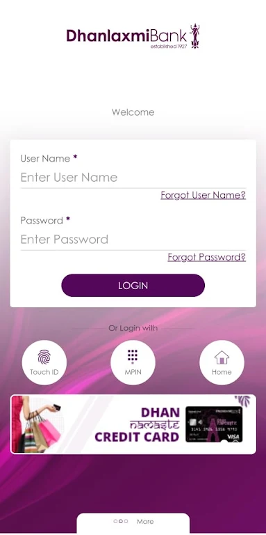 Dhanlaxmi Bank Mobile Banking Screenshot2