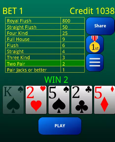 Video Poker Free Screenshot2