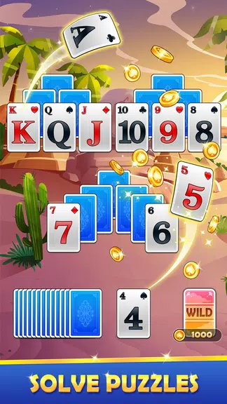 Solitaire Tripeaks: Lucky Card Screenshot2