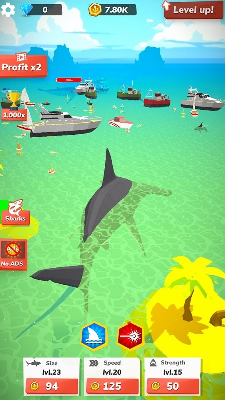 Idle Shark World Screenshot1