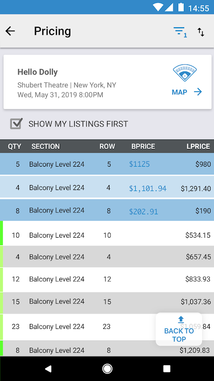 SkyBox Ticket Resale Platform Screenshot2