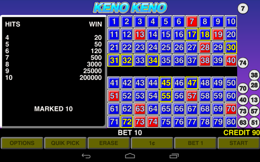 Keno Keno Las Vegas Casino Screenshot2