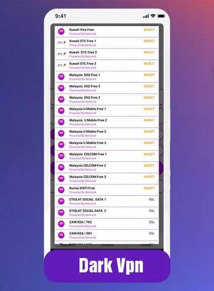 Dark Vpn Free Unlimited  internet Screenshot3