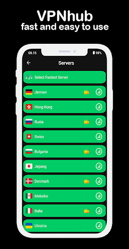 VPNhub - Secure VPN Proxy Screenshot4