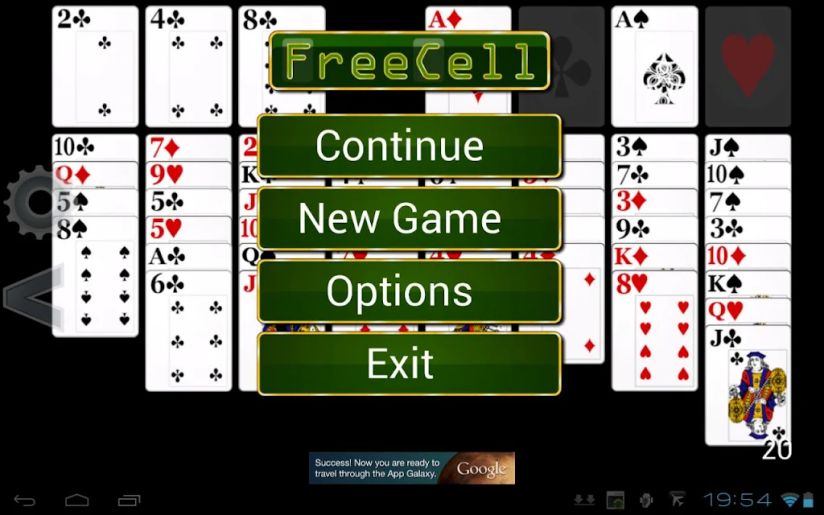 FreeCell Solitaire HD Screenshot2