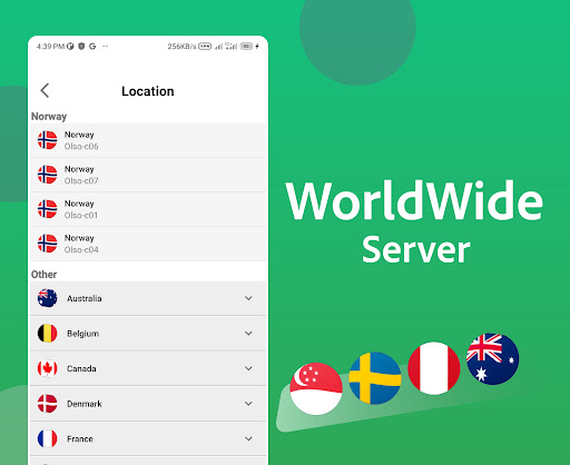 Norway VPN - Norwegian IP Fast Screenshot3