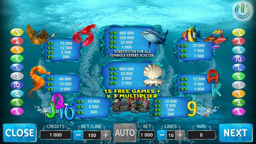 Dolphin Deluxe Exclusive Slot Screenshot2