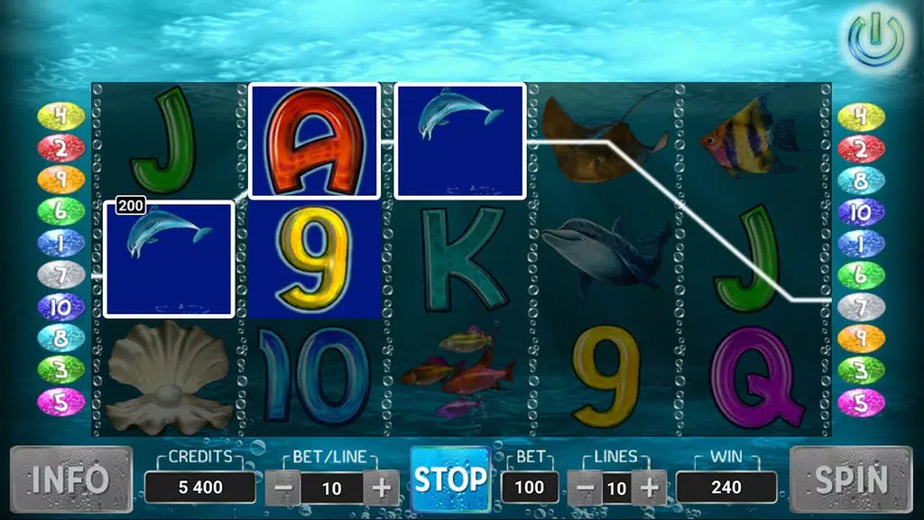 Dolphin Deluxe Exclusive Slot Screenshot3