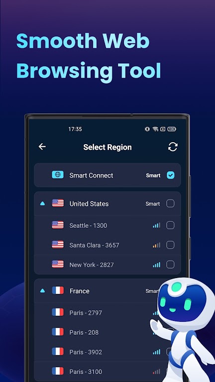 Global VPN – Smart & Security Mod Screenshot2