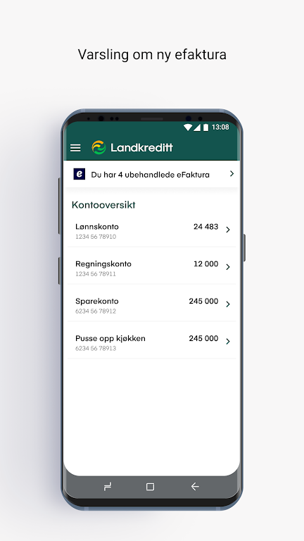 Landkreditt Bank Mobilbank Screenshot3