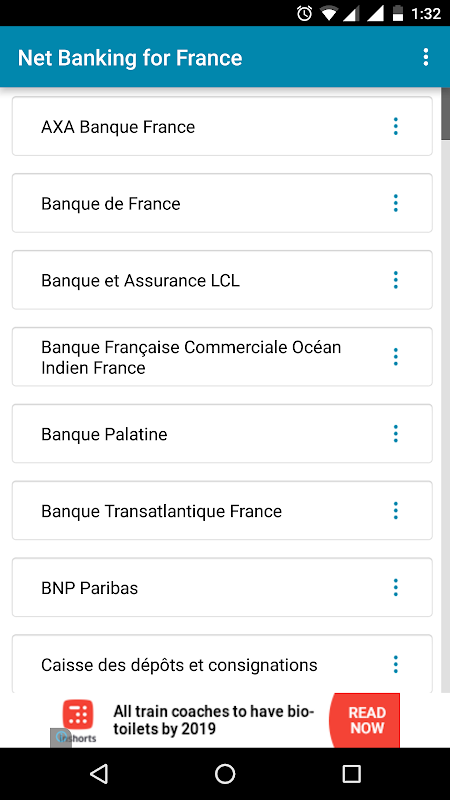 Net Banking App for France Screenshot2