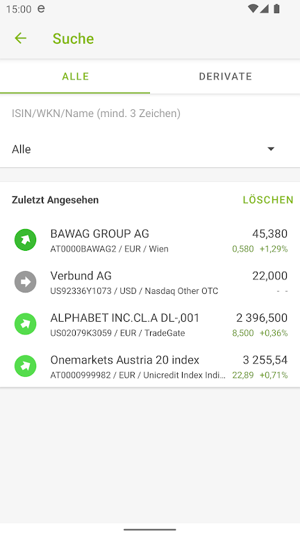 easybank Markets Screenshot2