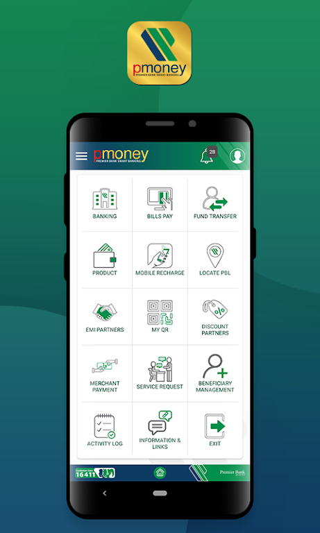 pmoney smart banking Screenshot2