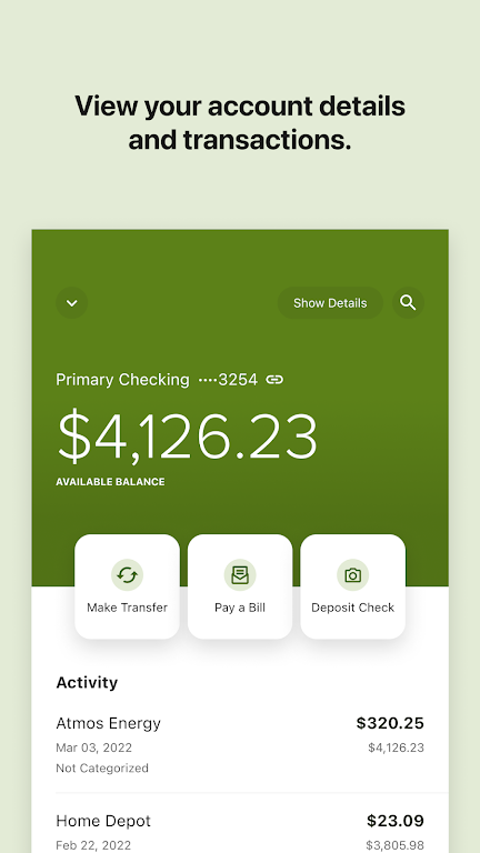 Advantage One Mobile Banking Screenshot4