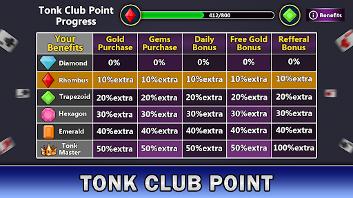 Tonk Online : Multiplayer Card Game Screenshot3