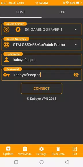 Kabayo SSH+SSL VPN Screenshot3