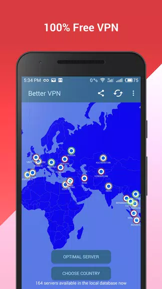 Better VPN -Free Unlimited VPN & WiFi Privacy Screenshot1