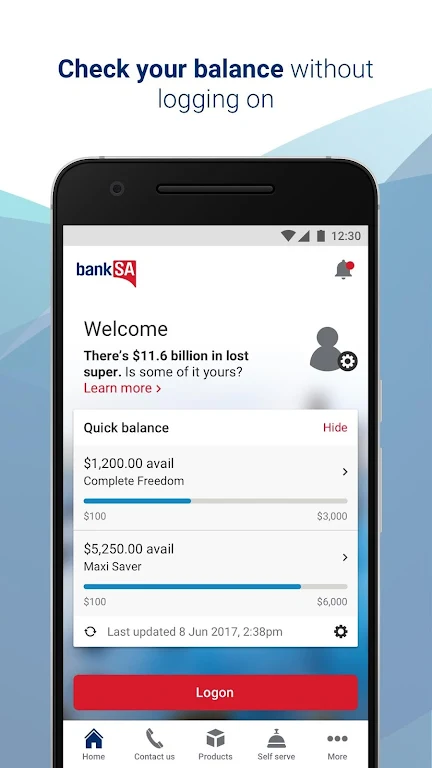 BankSA Mobile Banking Screenshot3