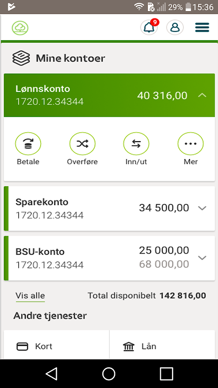 Oppdalsbanken Screenshot1