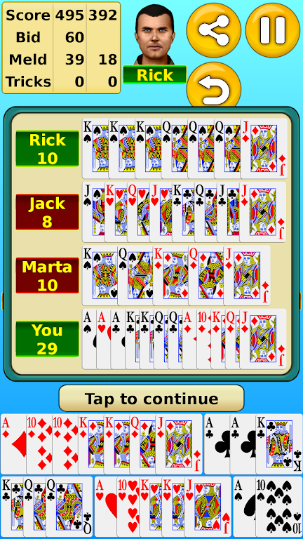 Pinochle Screenshot2