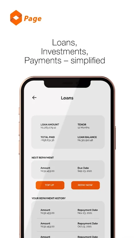 Page Financials Screenshot4