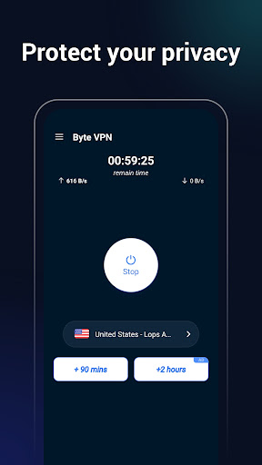 Byte VPN - Secure Proxy VPN Screenshot2