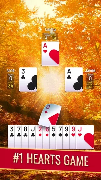 Classic Hearts - Card Game Screenshot1