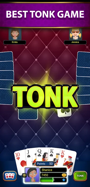 Tonk Star Classic Card Game Screenshot1