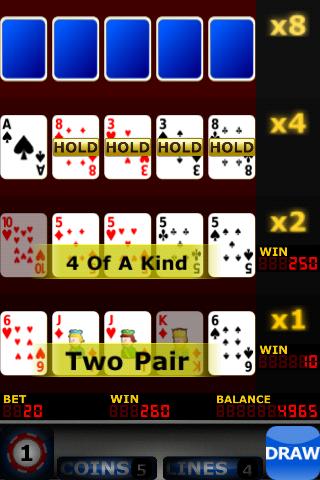 Upgrade Video Poker FREE Screenshot4