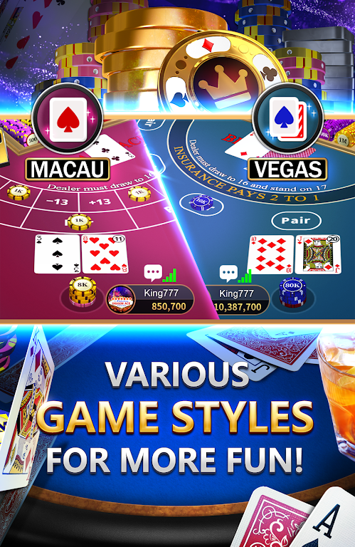 Blackjack 21 Dragon Ace Casino Screenshot2