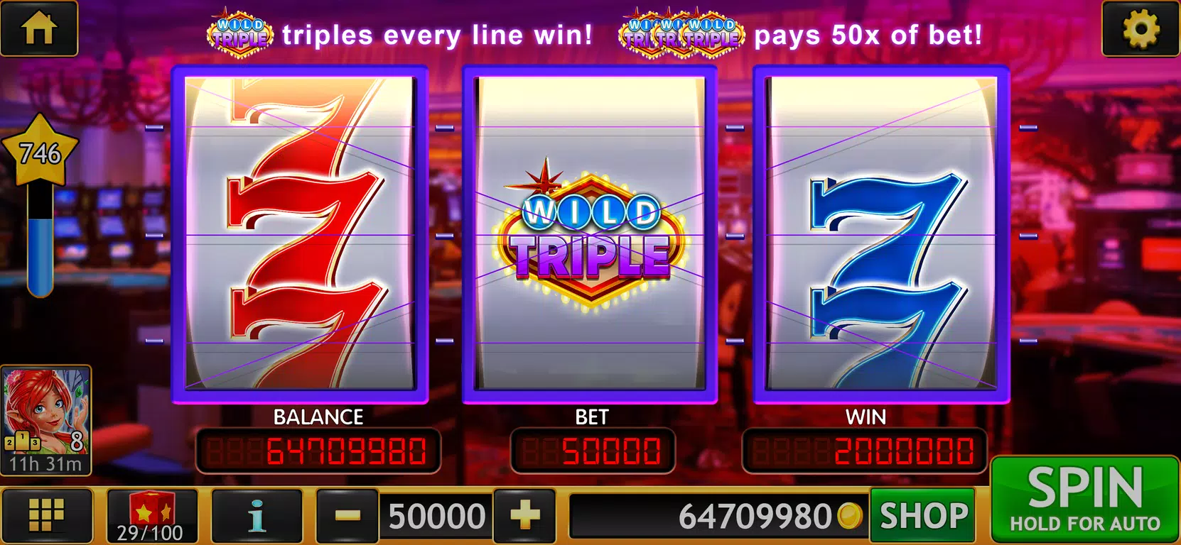 Wild Triple 777 Slots Casino Screenshot1