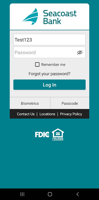 Seacoast Mobile Banking Screenshot1