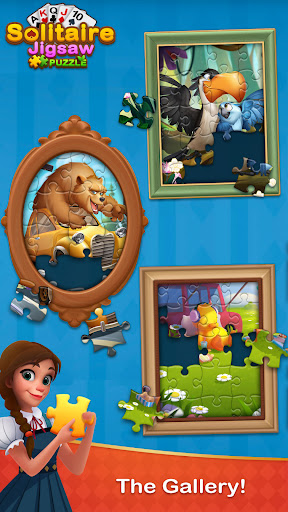 Solitaire Jigsaw Puzzle - Design My Art Gallery Screenshot1