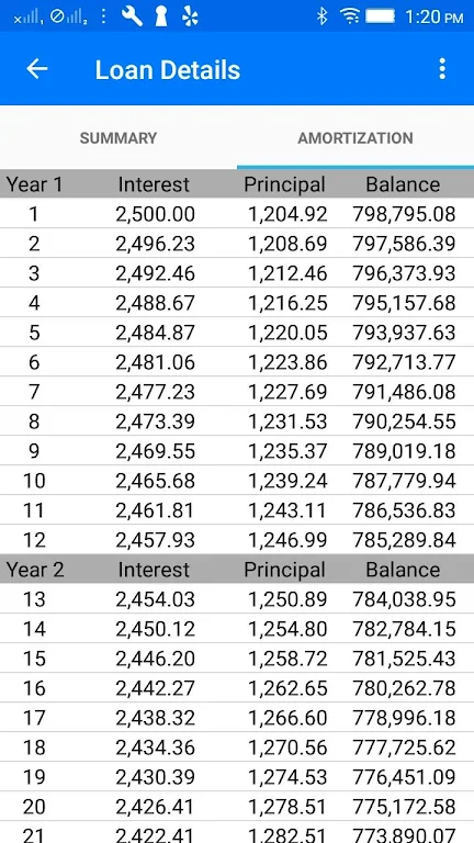 RECalc Mortgage Calculator Screenshot3