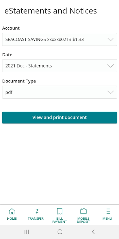Seacoast Mobile Banking Screenshot4
