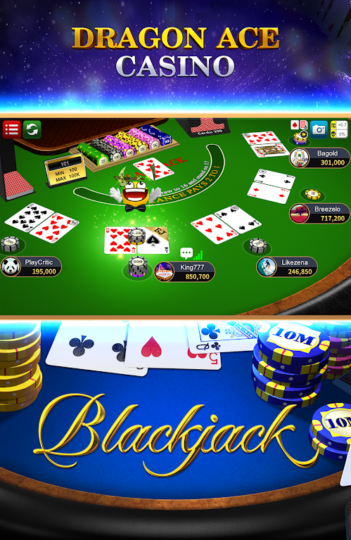 Blackjack 21 Dragon Ace Casino Screenshot1