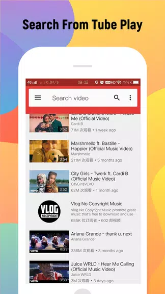 Video Tube - Play Tube - HD Video player Screenshot1