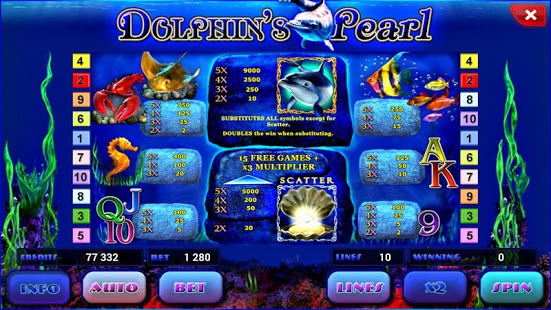 Dolphins Pearl Deluxe slot Screenshot2