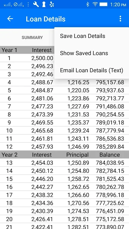 RECalc Mortgage Calculator Screenshot4