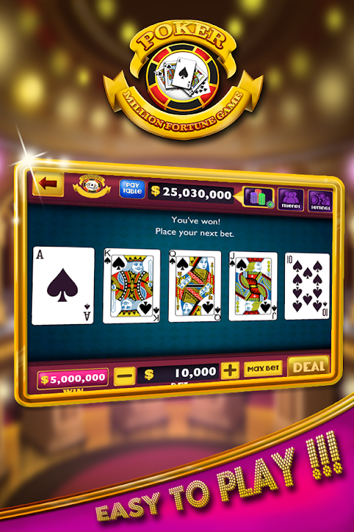 Video Poker : Million Fortune Screenshot3