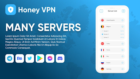 Honey VPN - Fast & Secure Screenshot3