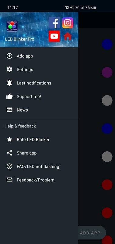 LED Blinker Notifications Pro Screenshot1