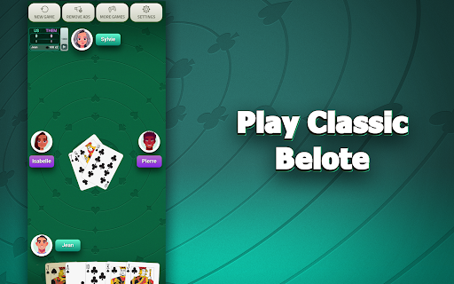 Belote Offline - Single Player Card Game Screenshot3