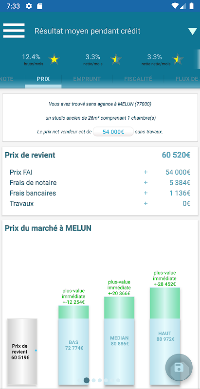 Rentabilité, Investissement, Locatif e-MOB Screenshot4