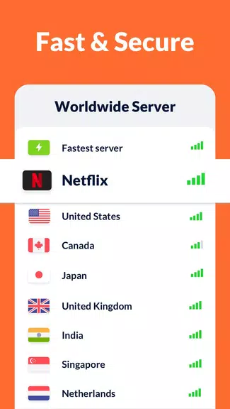 Free VPN - A Fast, Secure & Unlimited, VPN Free Screenshot2