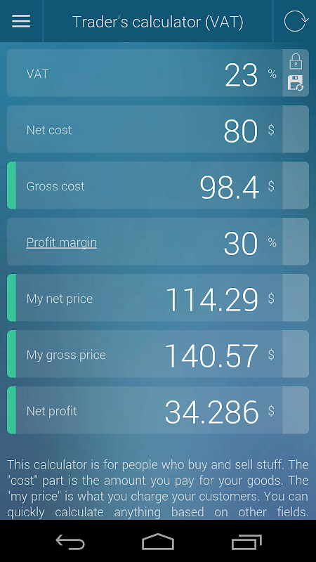 Percentage Calculator Screenshot3