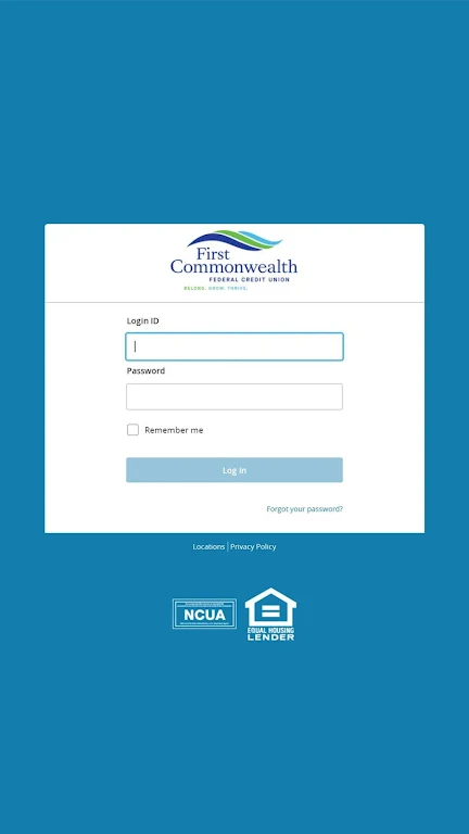 First Commonwealth FCU Mobile Screenshot1